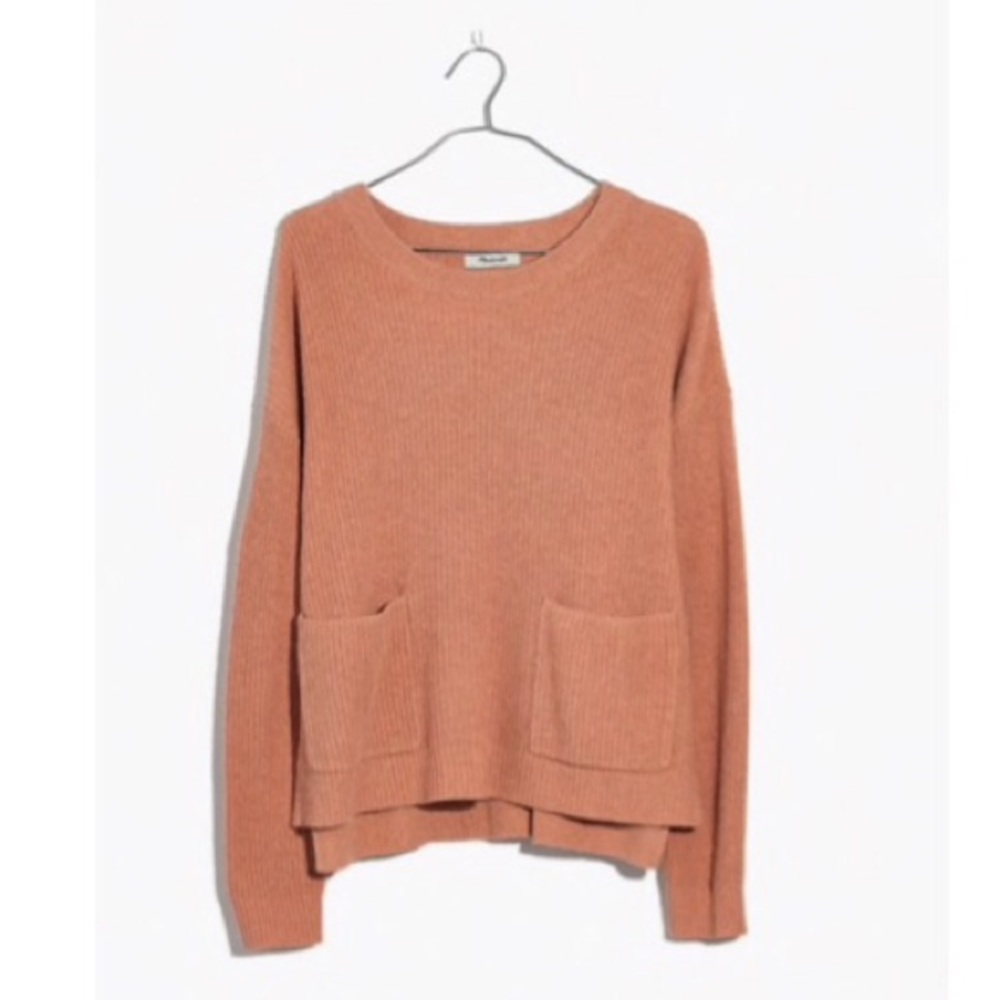 Madewell Patch pocket pullover sweater